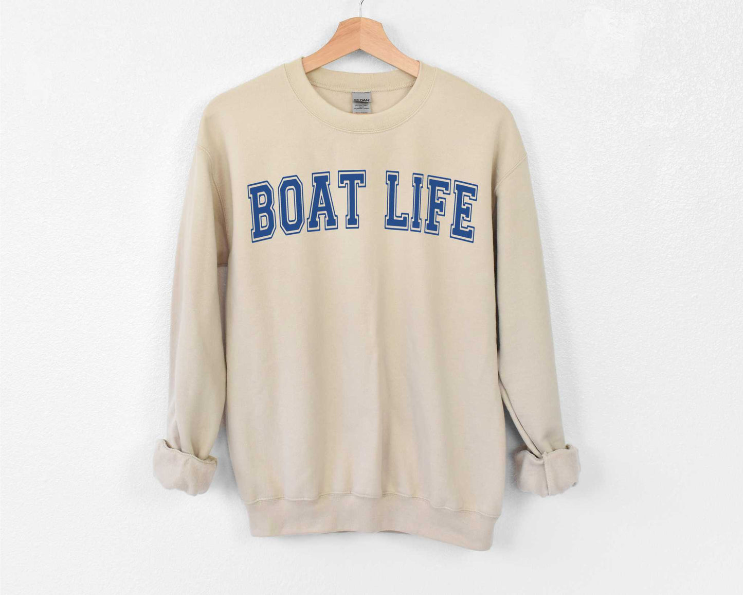 Boat Life Sweatshirt in Sand