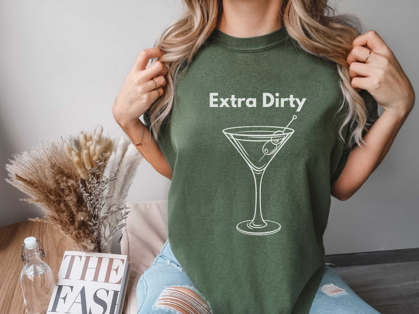 Extra Dirty Martini T-Shirt in Hemp