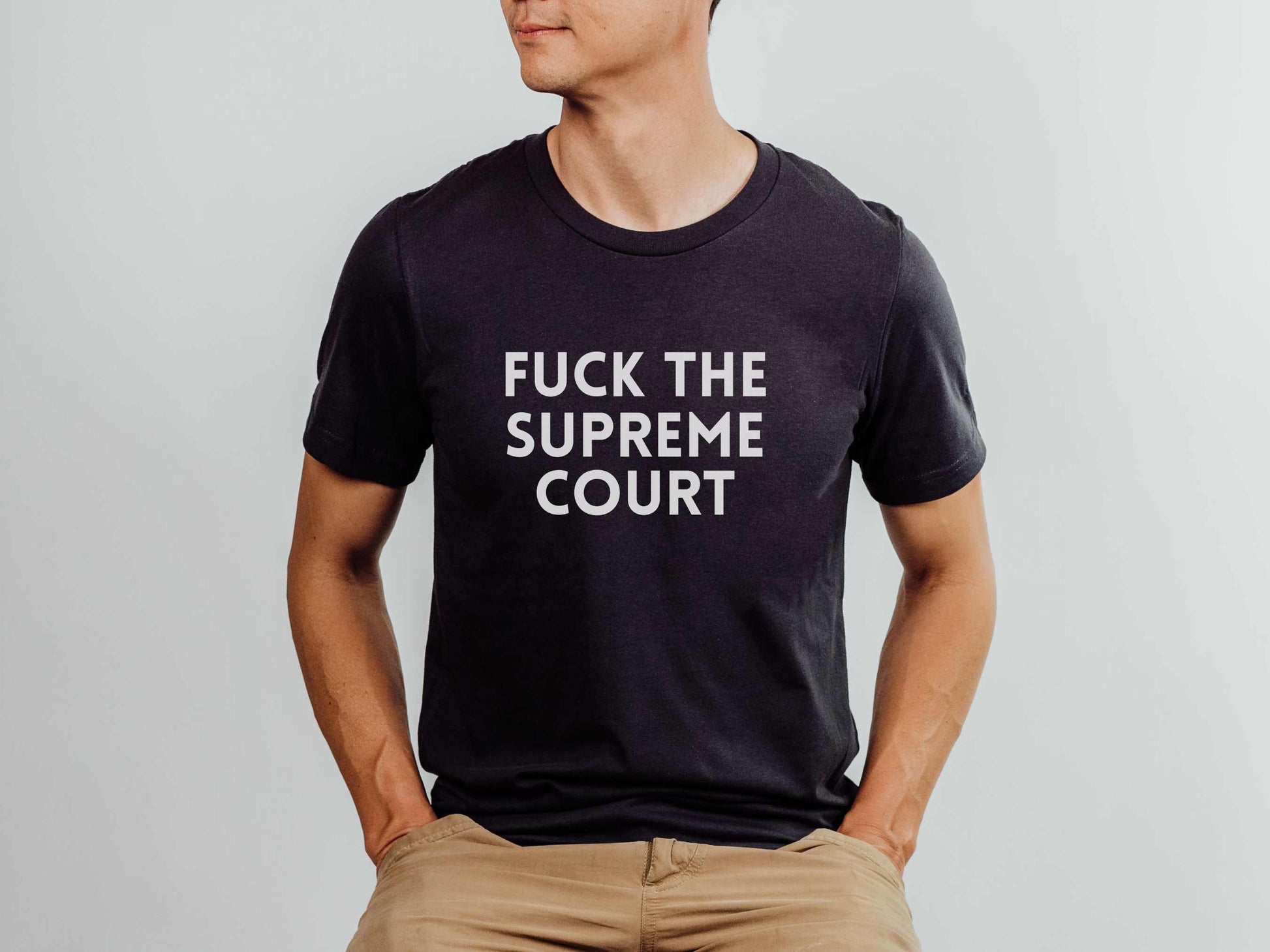 Fuck The Supreme Court T-Shirt in Dark Heather Gray