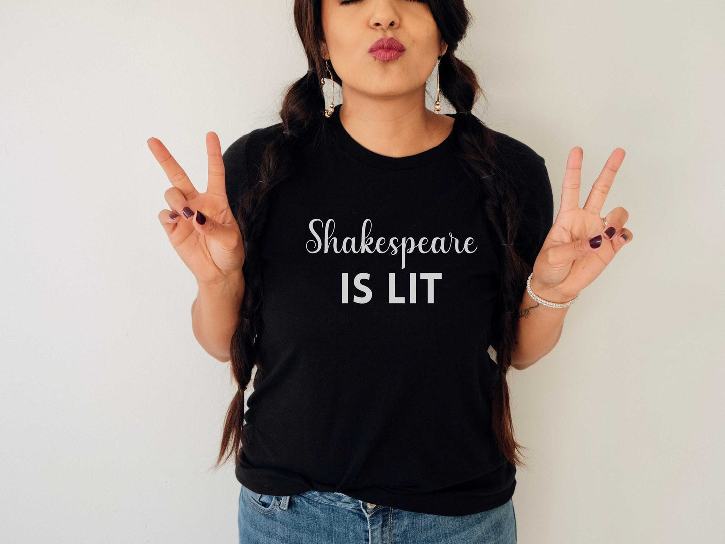 Funny Shakespeare T-Shirt in Black