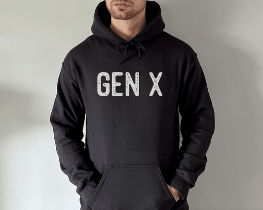 Gen X Hoodie in Black