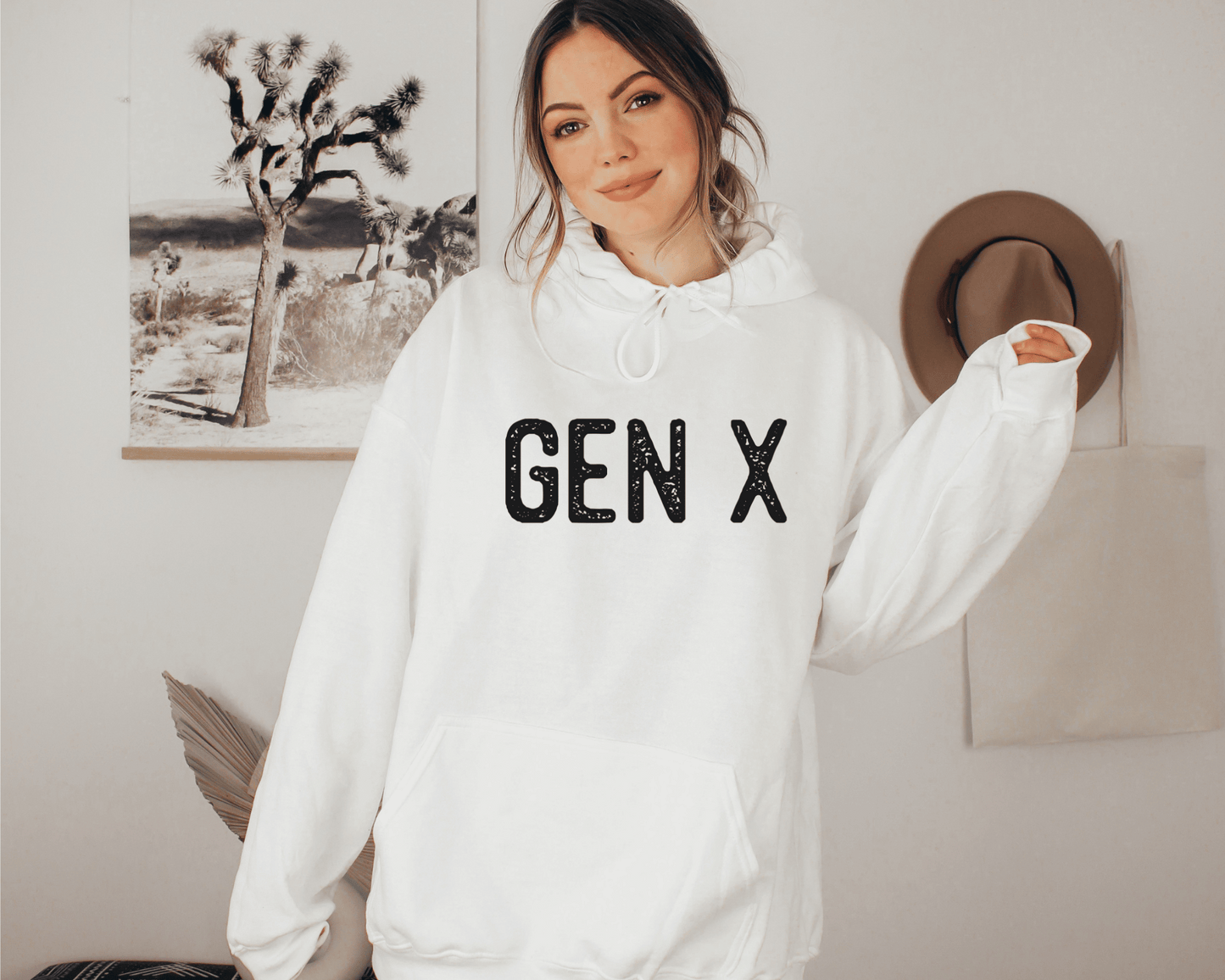 Gen X Hoodie in White