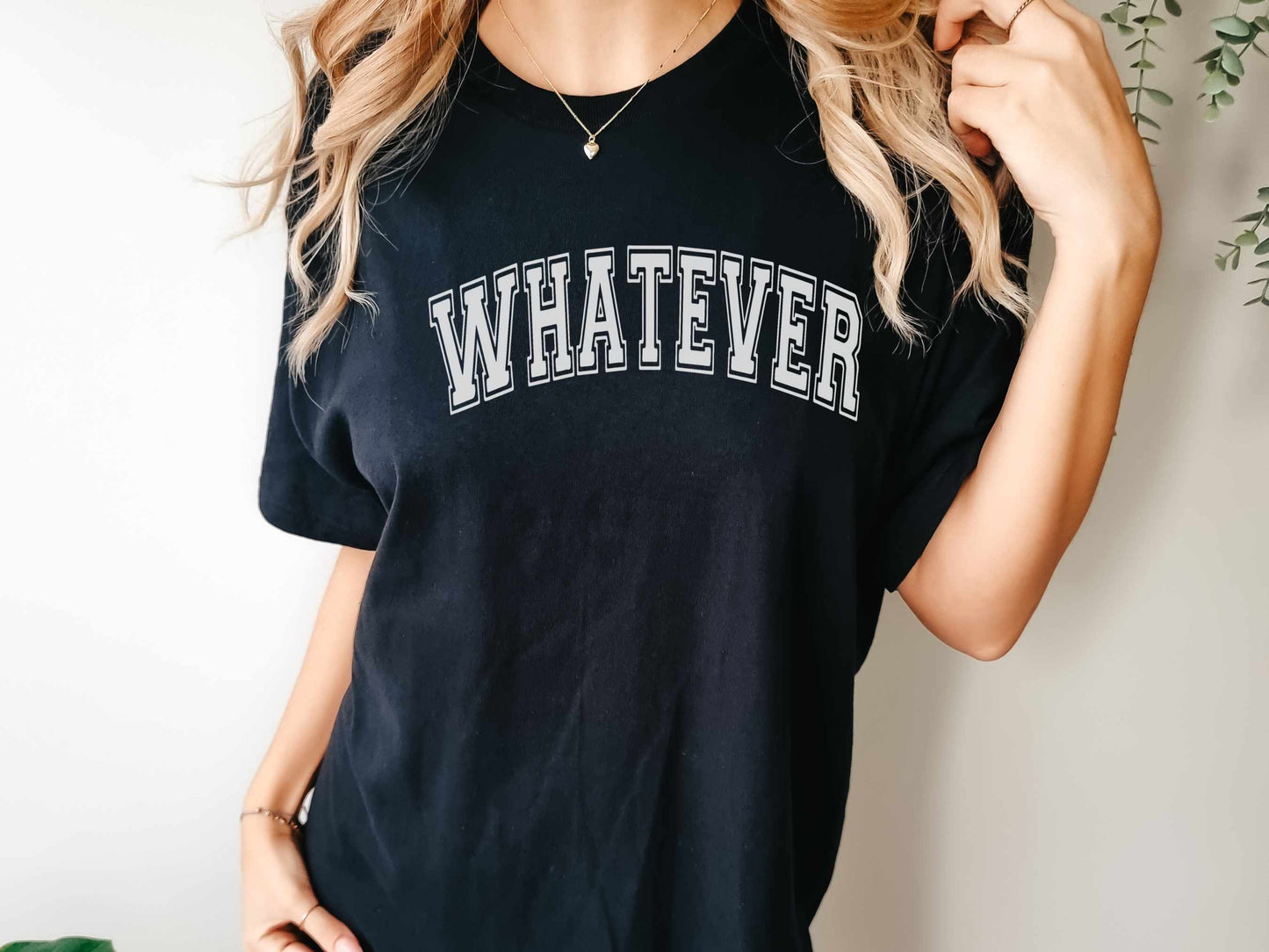 Gen X "Whatever" Comfort Colors T-Shirt in Black