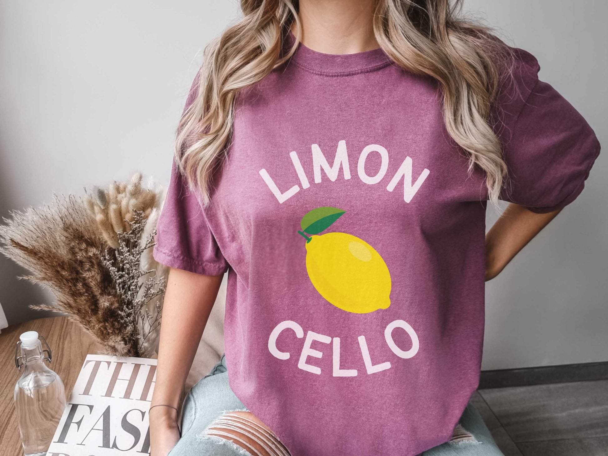 Limoncello T-Shirt in Berry