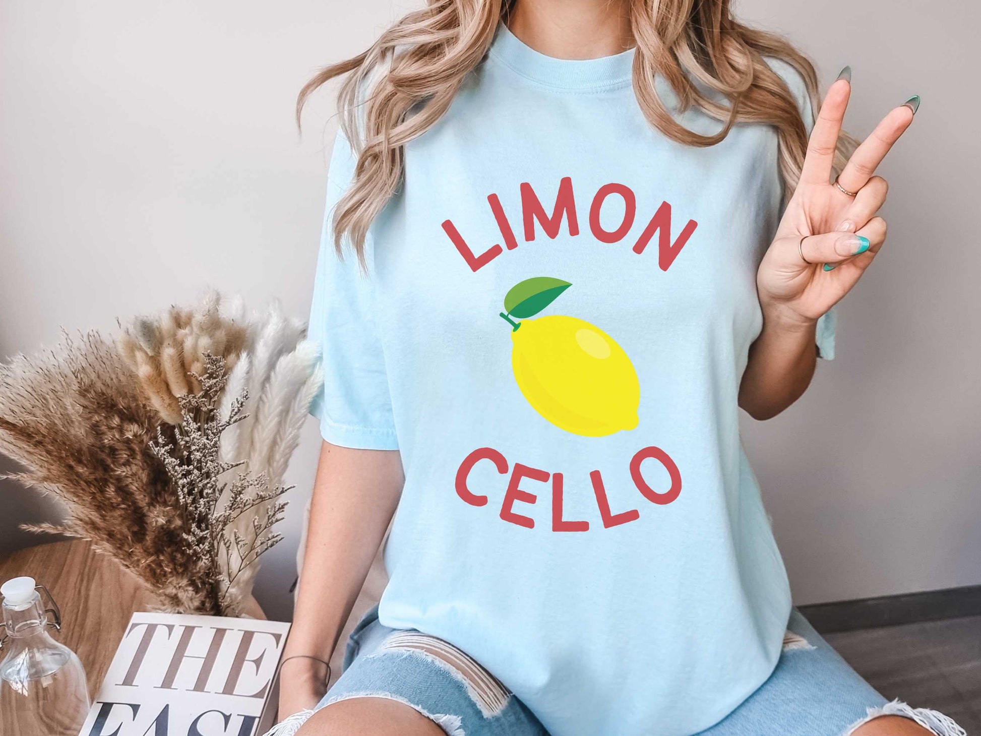 Limoncello T-Shirt in Chambray
