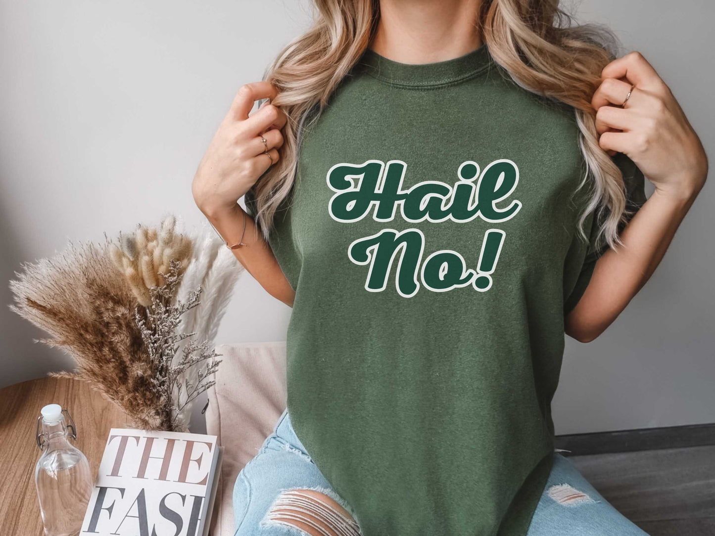 MSU "Hail No" T-Shirt in Hemp
