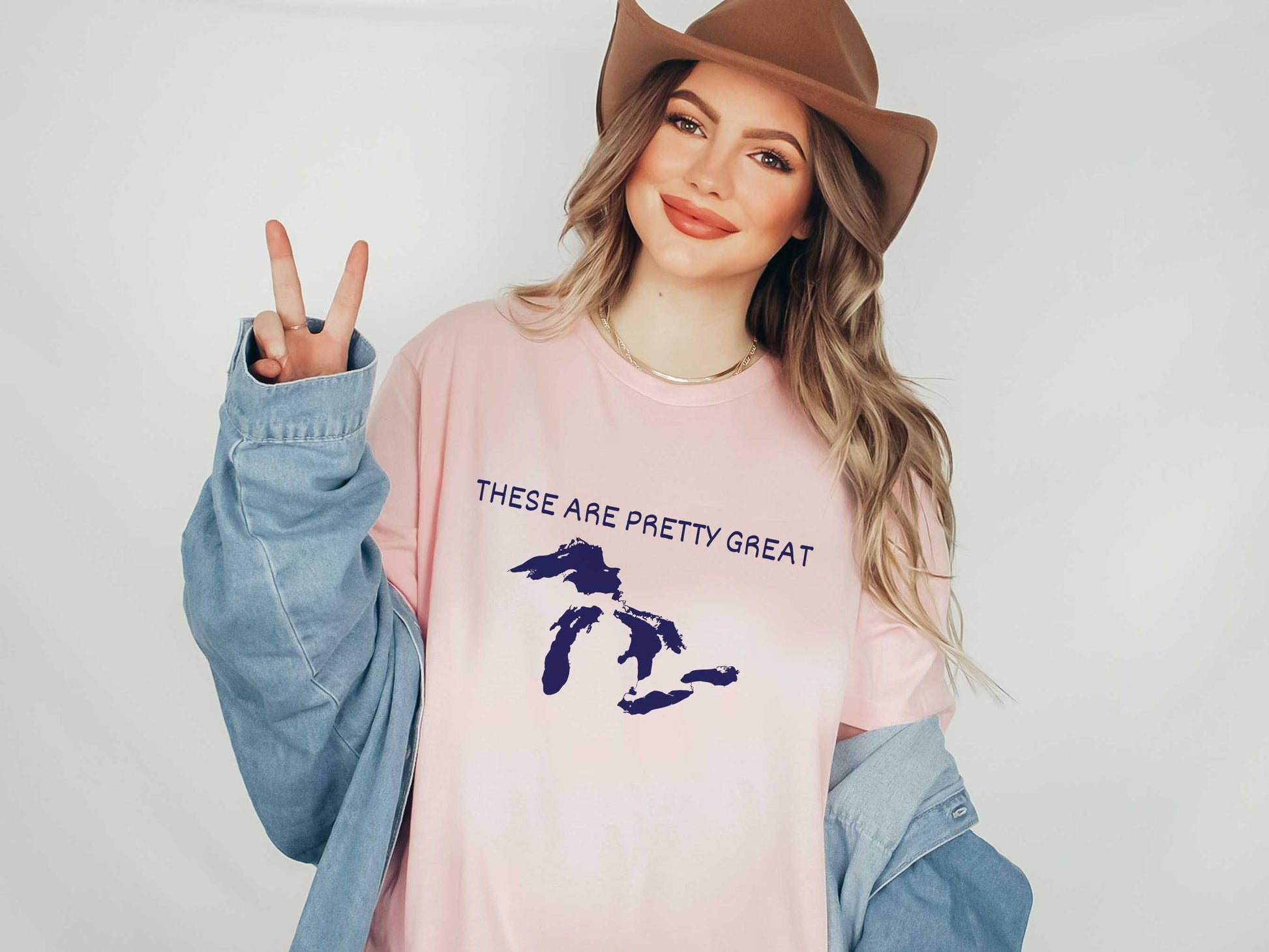Great Lakes Punny T-Shirt in Pink