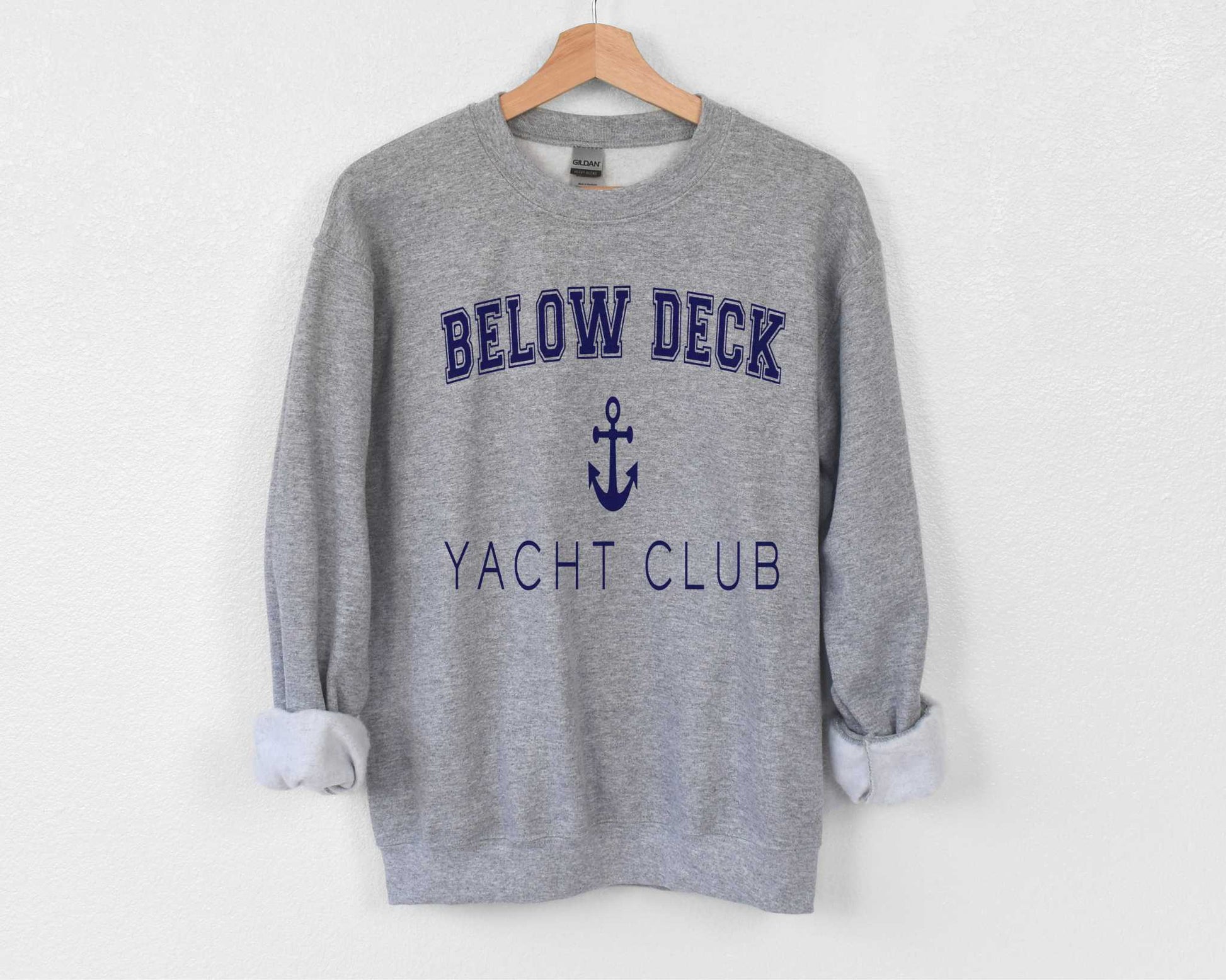 Below Deck Sweatshirt in Sport Gray