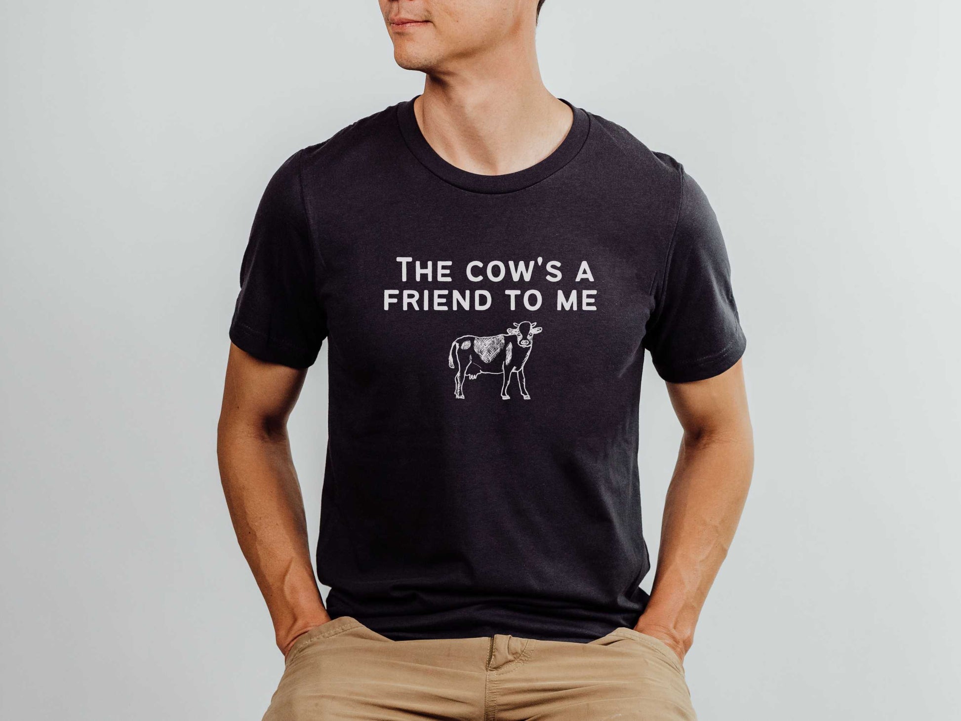 TMBG Cowtown T-Shirt in Dark Gray Heather