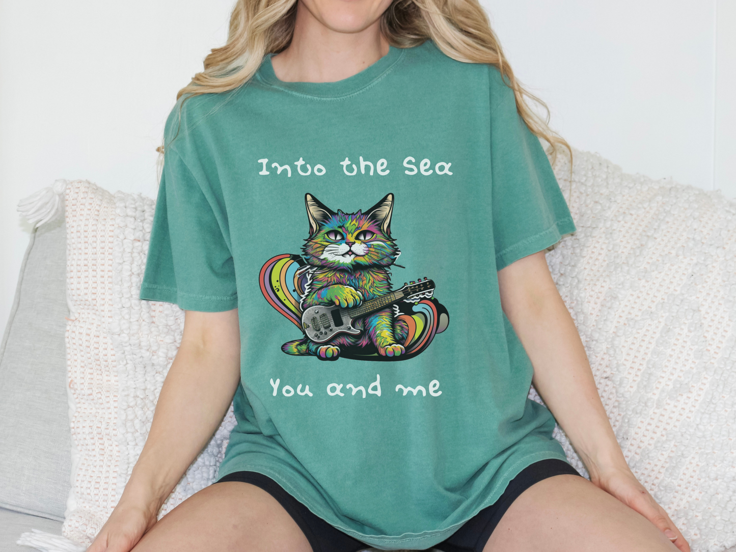The Cure "Lovecats" T-Shirt in Light Green