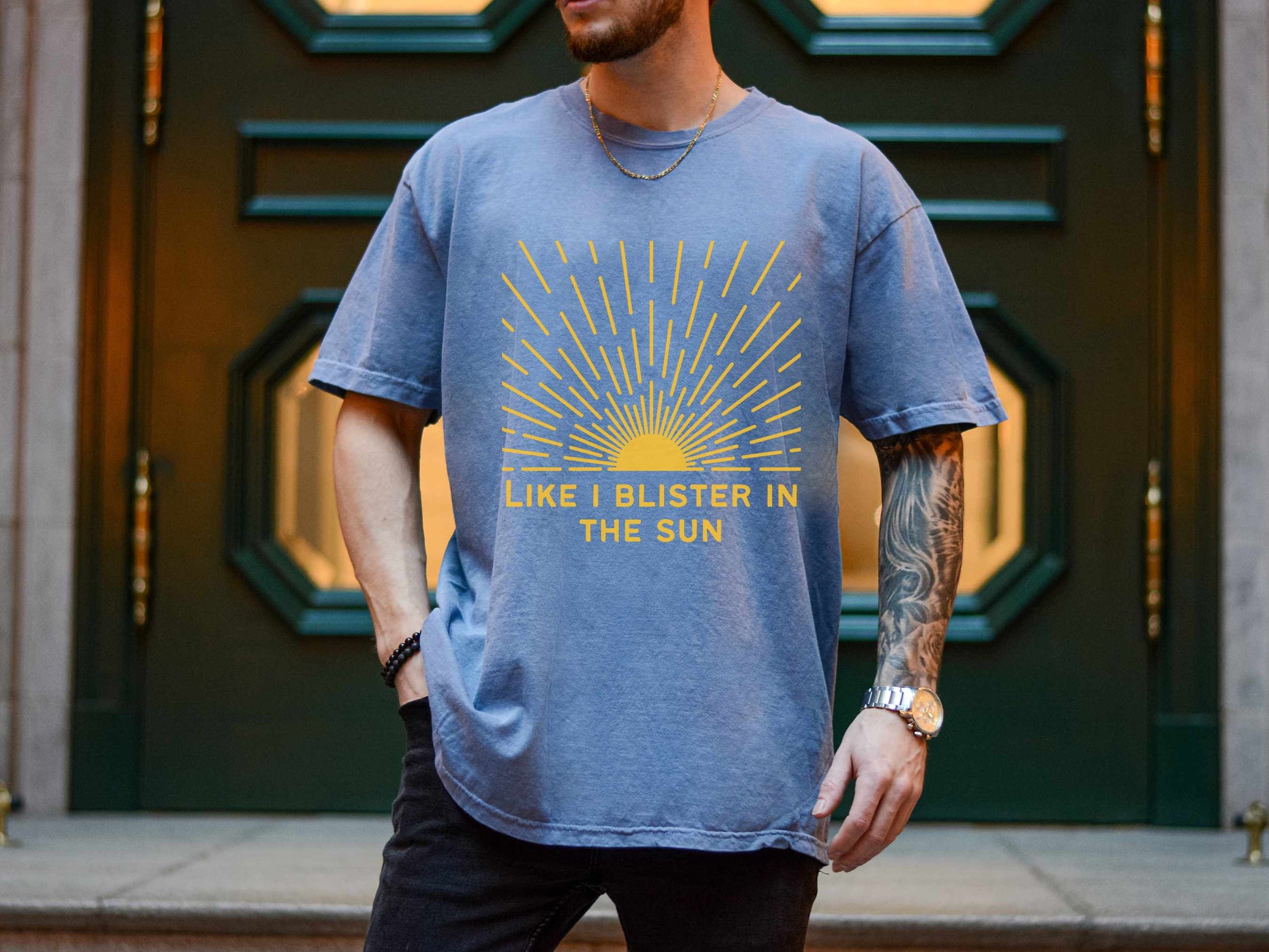 Violent Femmes "Blister in the Sun Tee" T-Shirt in Blue Jean