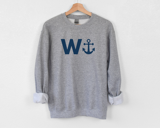 Wanker Sweatshirt in Sport Gray