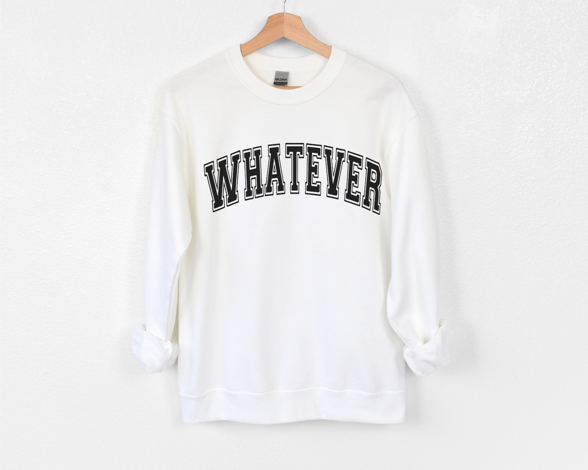 Whatever Sweatshirt in White