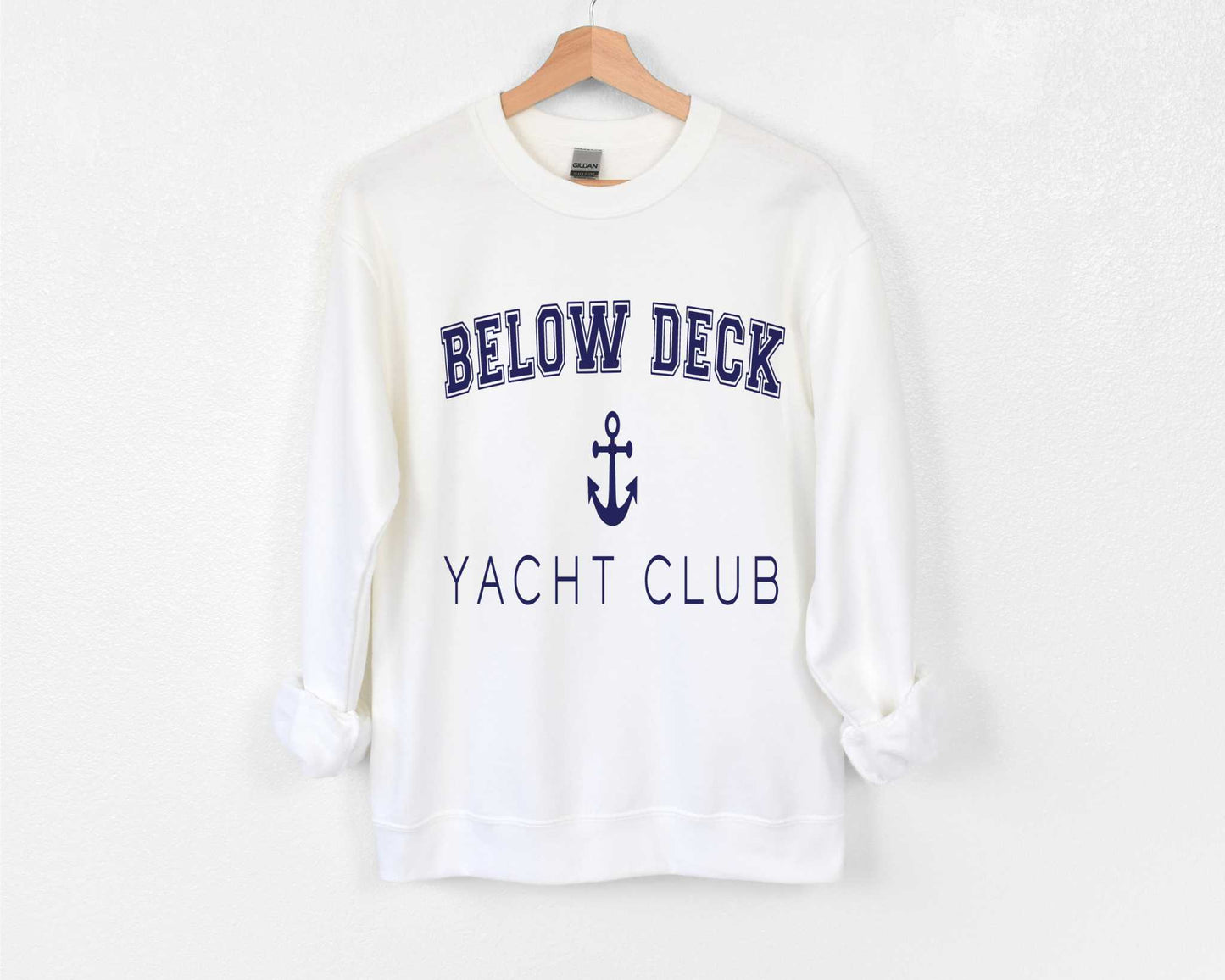 Below Deck Sweatshirt in White
