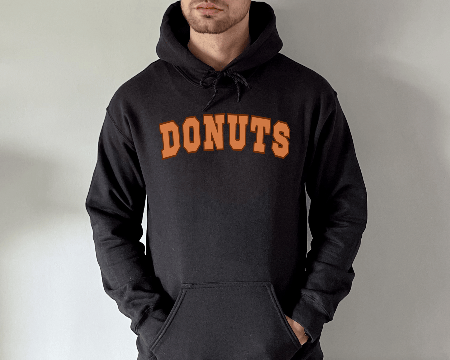 Donuts Hoodie in Black