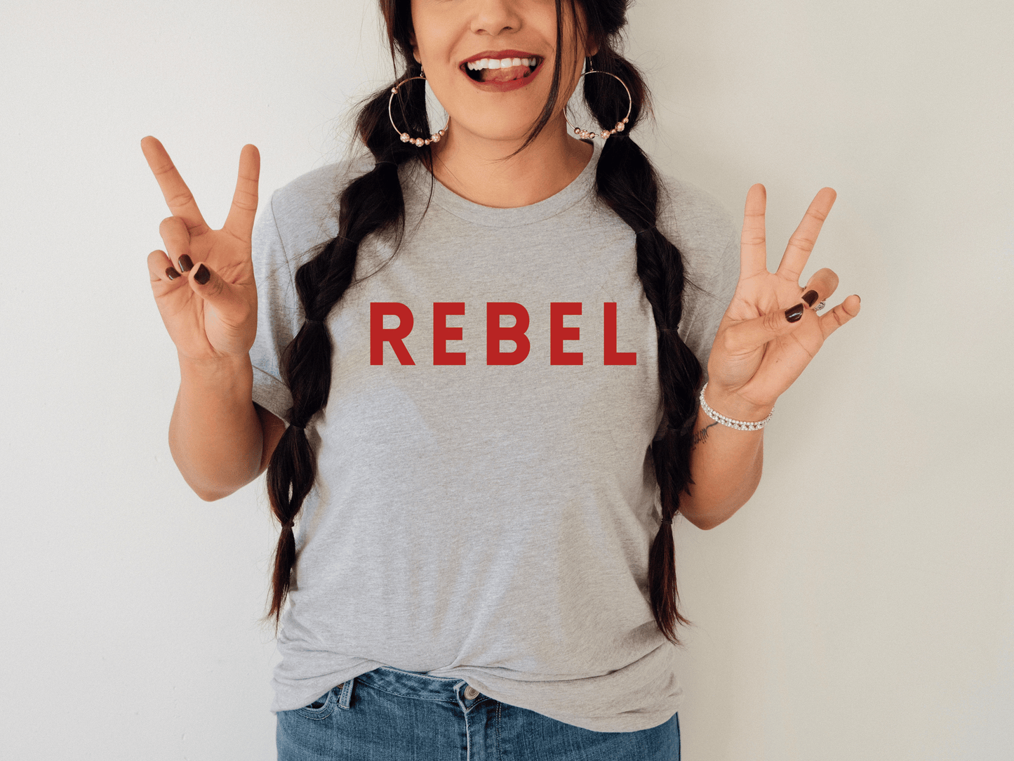 Rebel T-Shirt in Athletic Heather