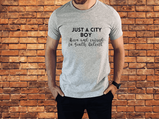 Journey "Just a City Boy" Rock T-Shirt in Athletic Heather