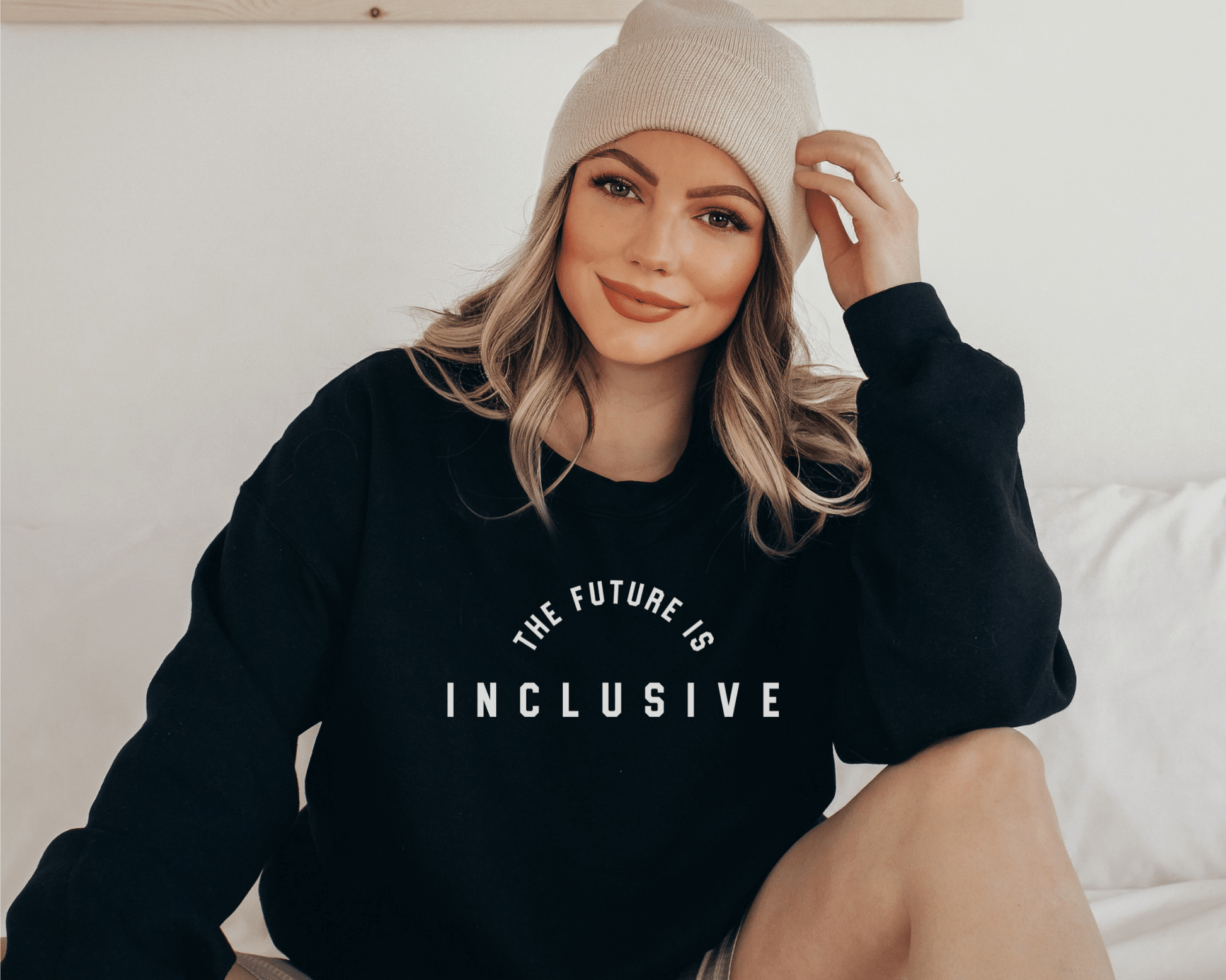 The Future is Inclusive Sweatshirt in Black