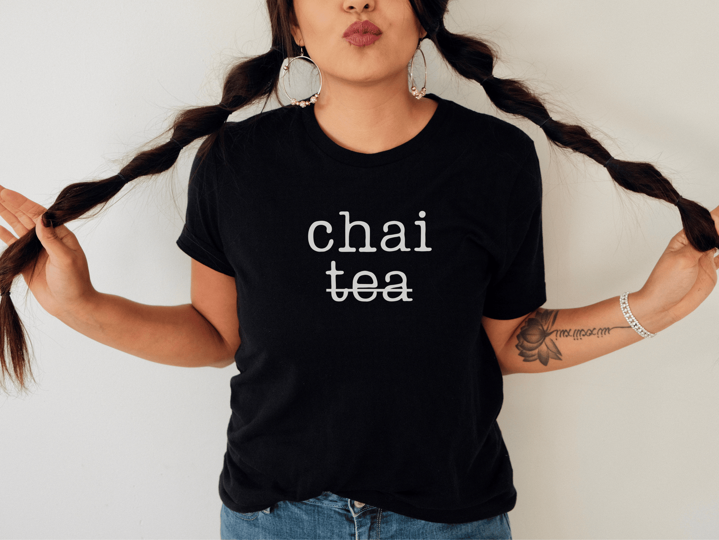 Chai Tea T-Shirt in Black