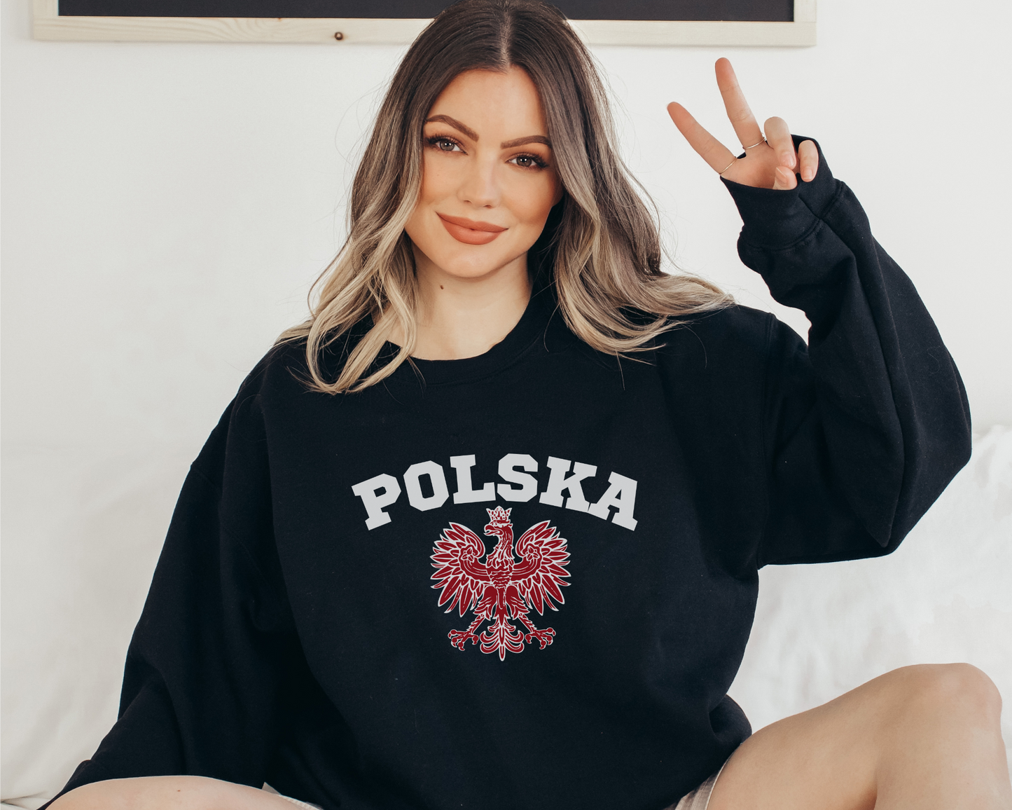 Polska Polish Sweatshirt in Black