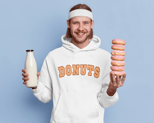 Donuts Hoodie in White