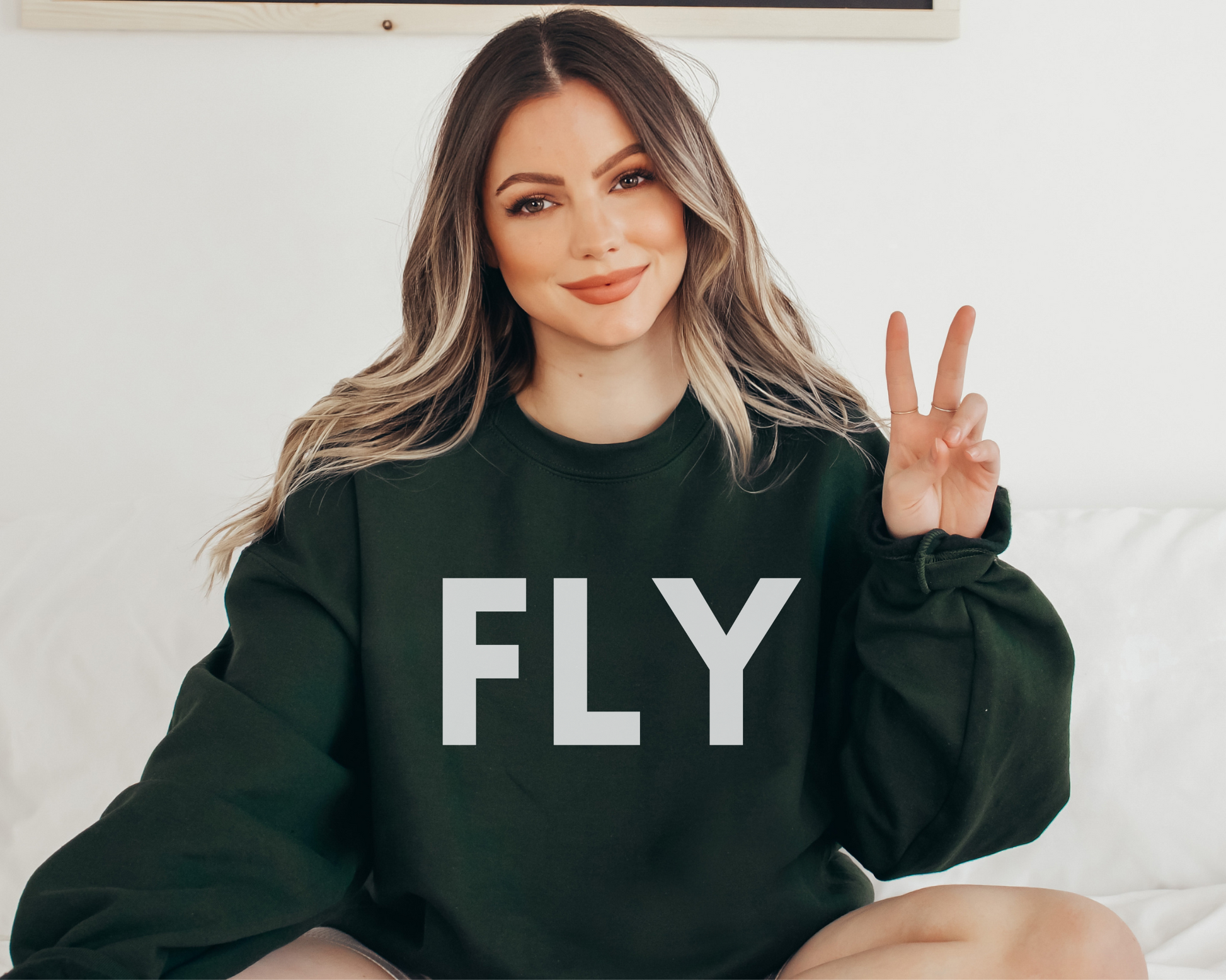 Fly Sweatshirt in Forest