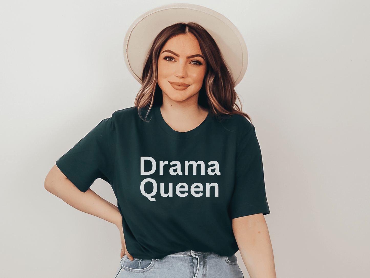 Drama Queen T-Shirt in Forest