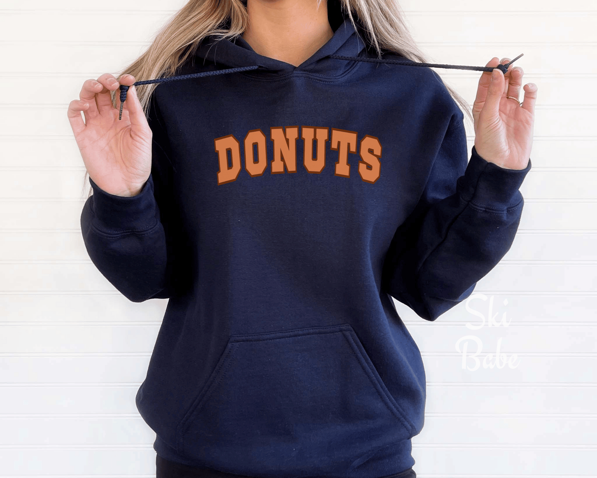 Donuts Hoodie in Navy