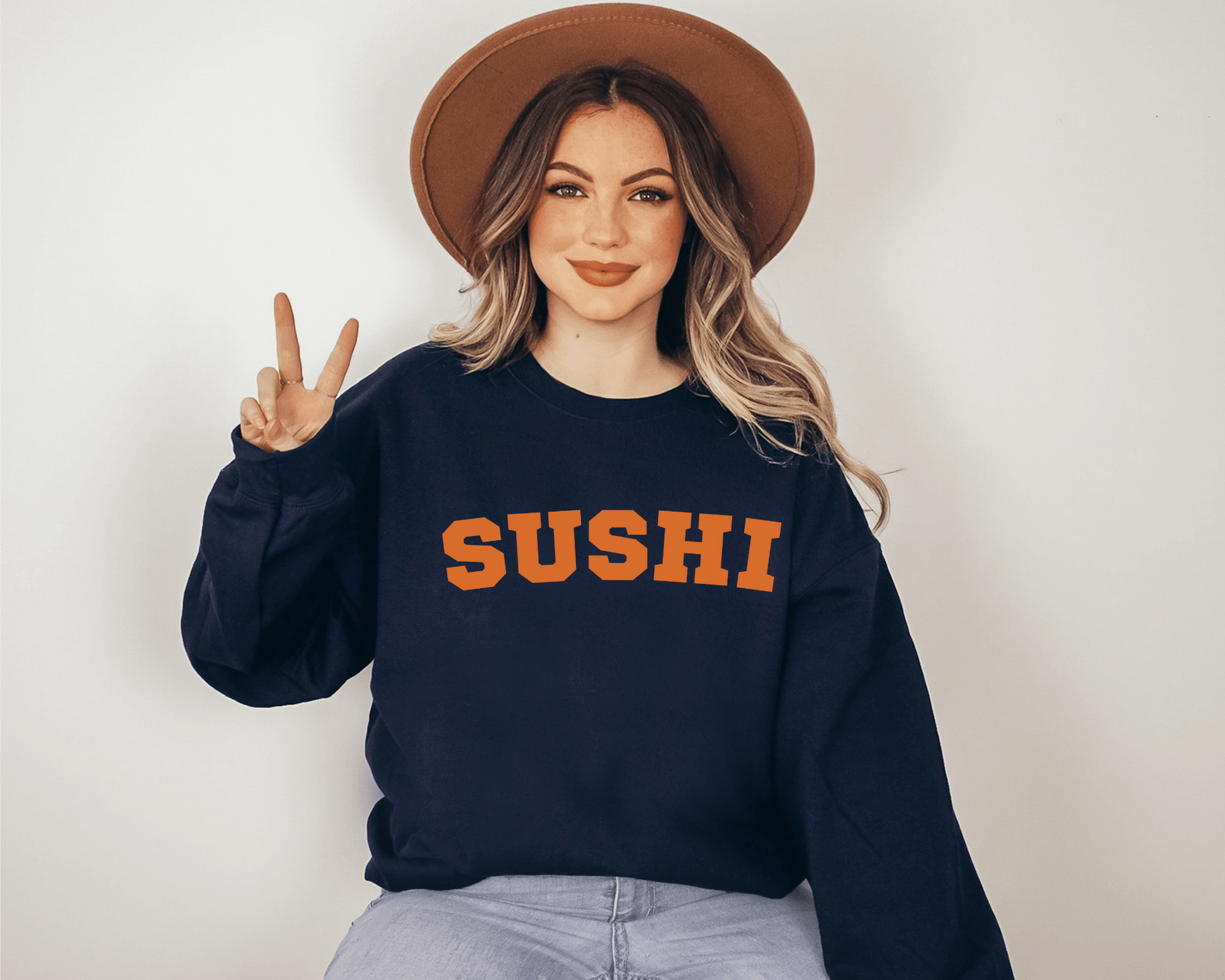 Sushi Sweatshirt in Navy