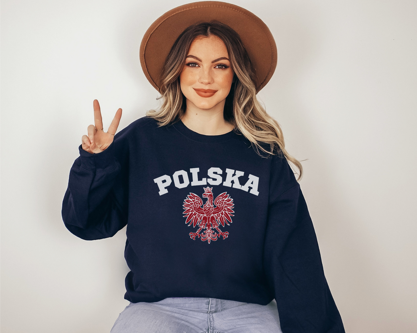 Polska Polish Sweatshirt in Navy