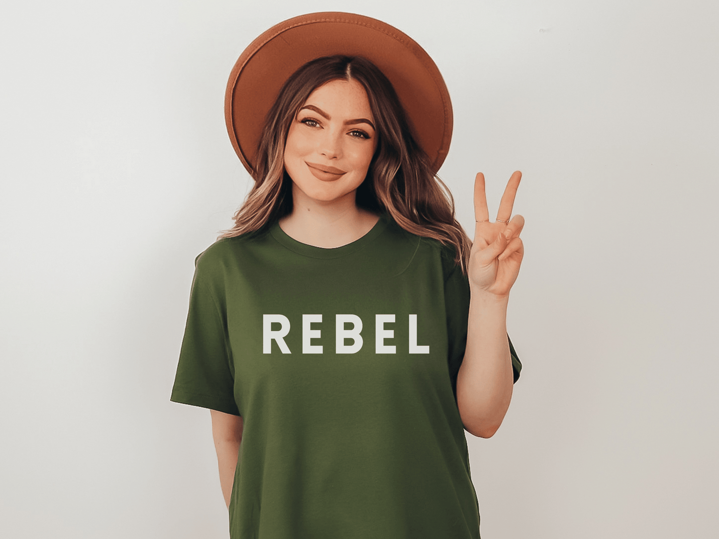 Rebel T-Shirt in Olive