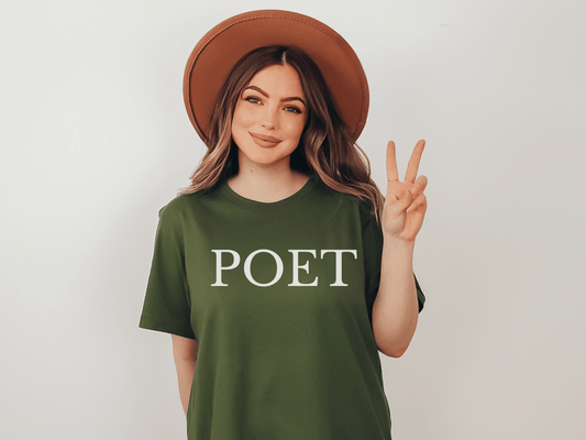 Poet T-Shirt in Olive