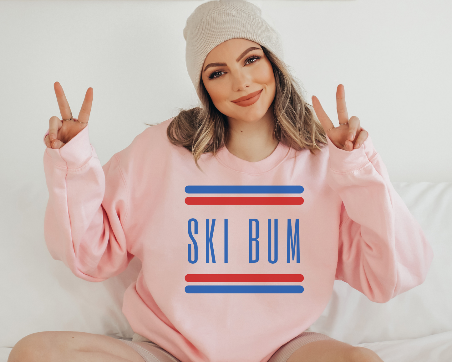 Retro Ski Bum Sweatshirt