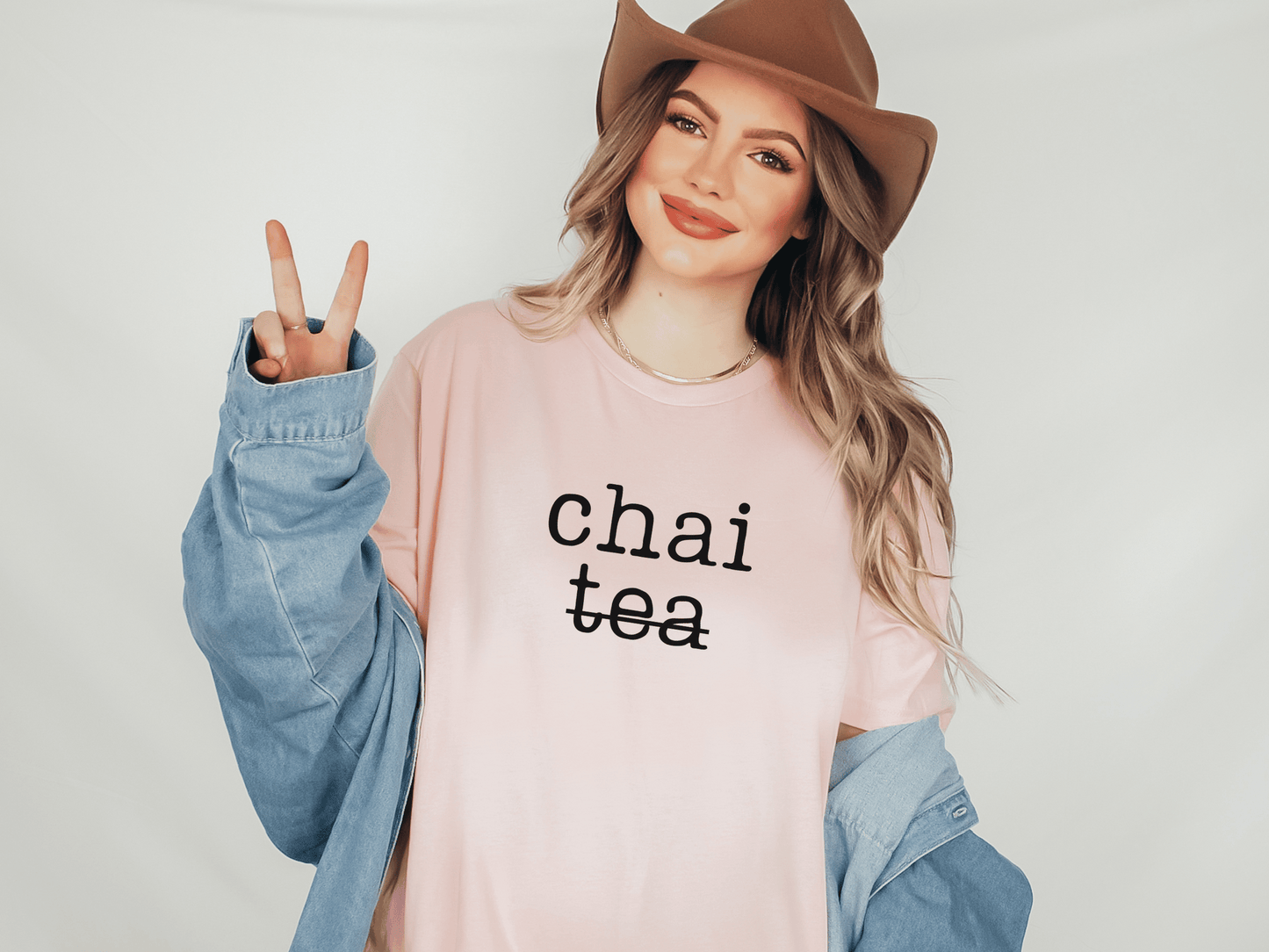 Chai Tea T-Shirt in Pink
