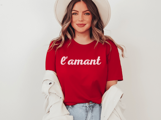 L'amant T-Shirt in Red
