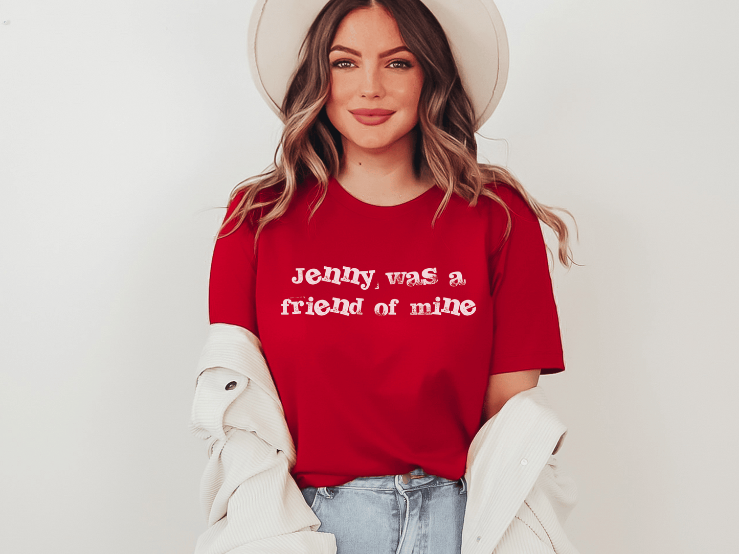 The Killers "Jenny was a Friend of Mine" T-Shirt in Red