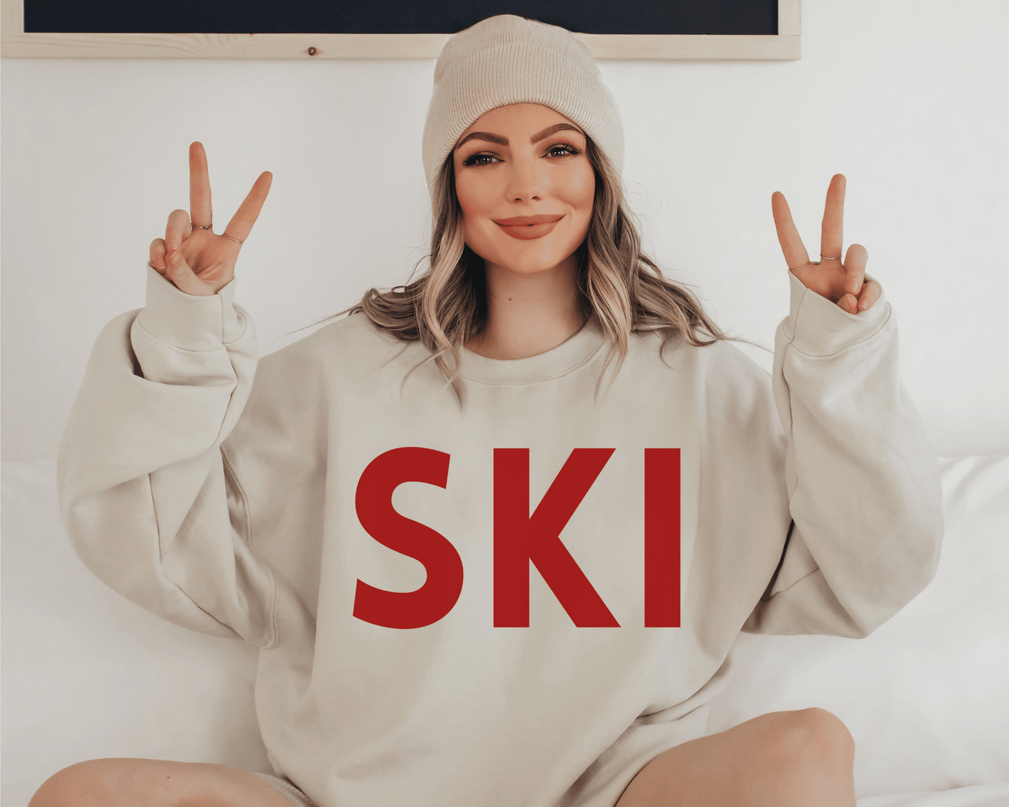 Ski Sweatshirt in Sand