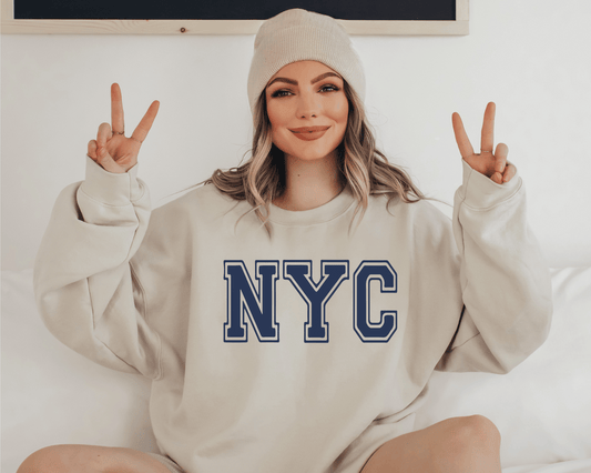 NYC Sweatshirt in Sand