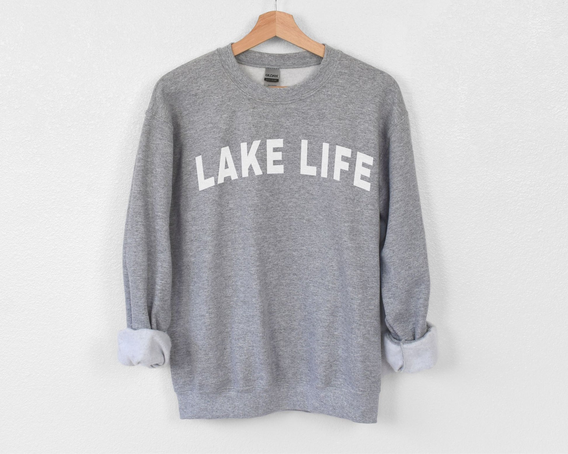 Lake Life Sweatshirt in Sport Gray