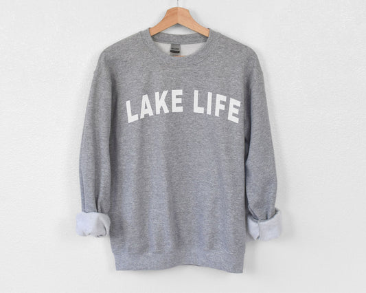 Lake Life Sweatshirt in Sport Gray