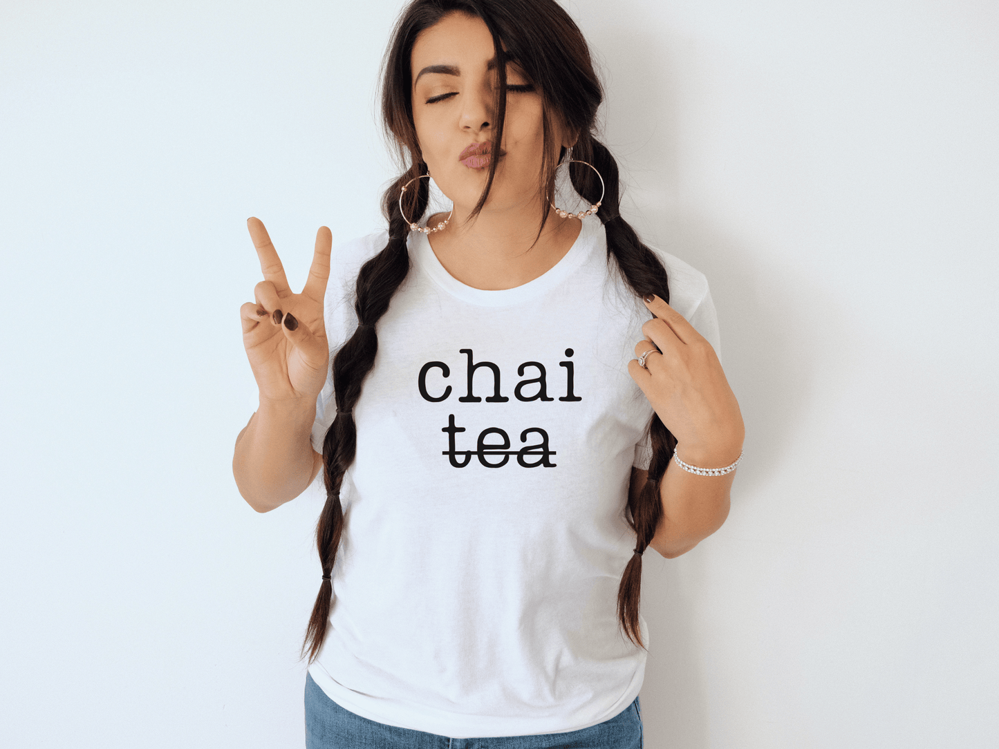 Chai Tea T-Shirt in White