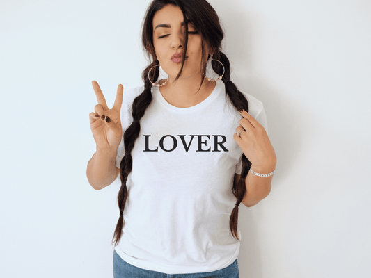 Lover T-Shirt in White
