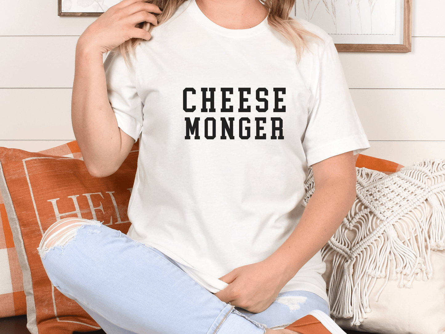 Cheese Monger T-Shirt in White