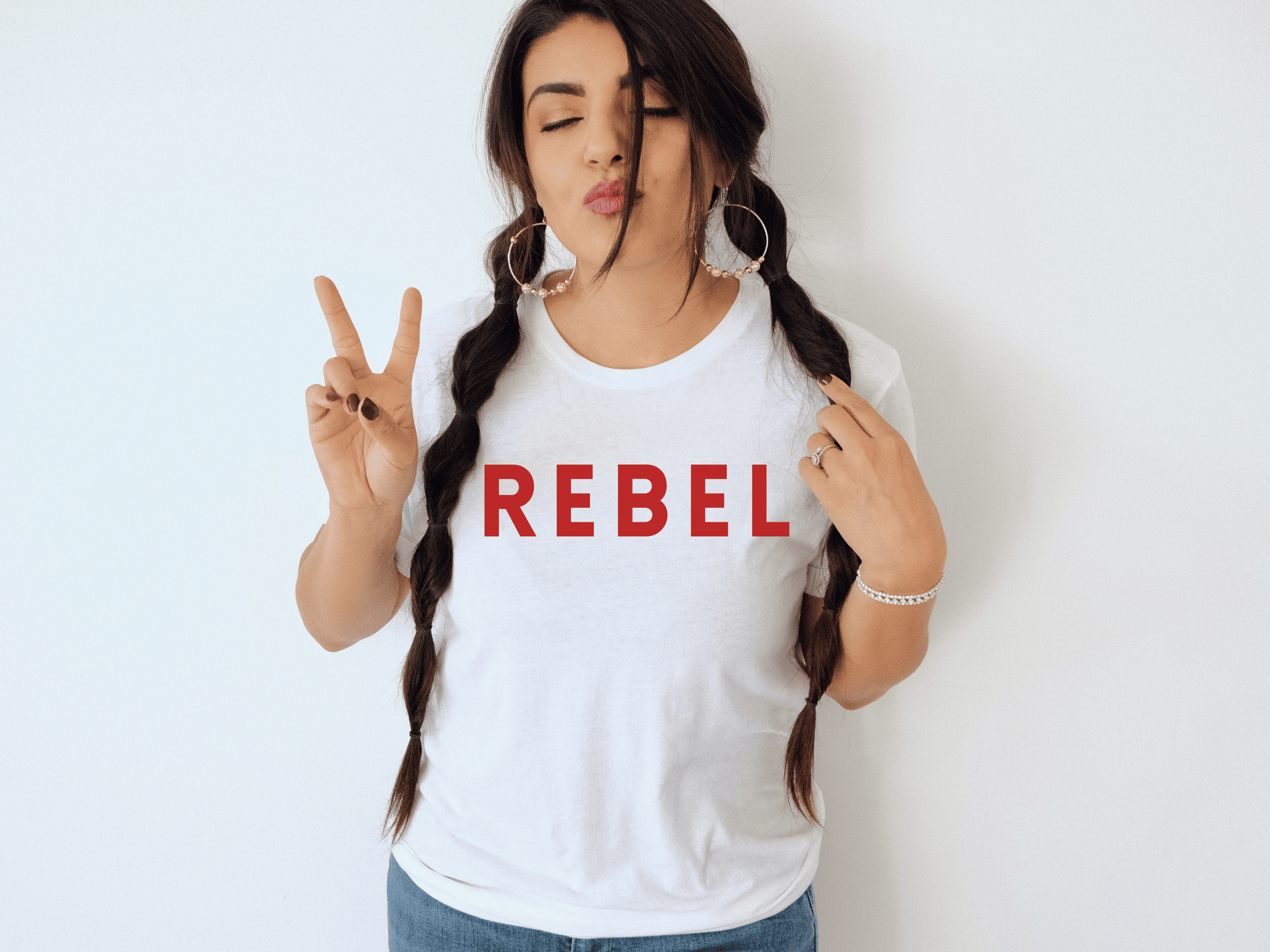Rebel T-Shirt in White