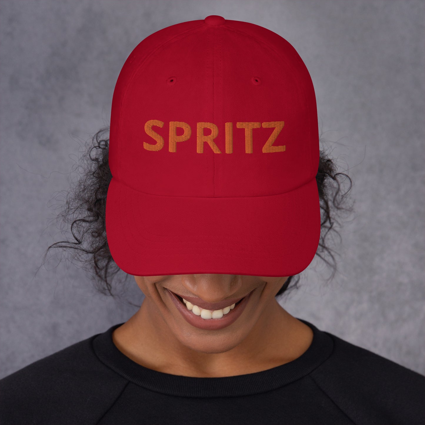Spritz Baseball Hat in Cranberry
