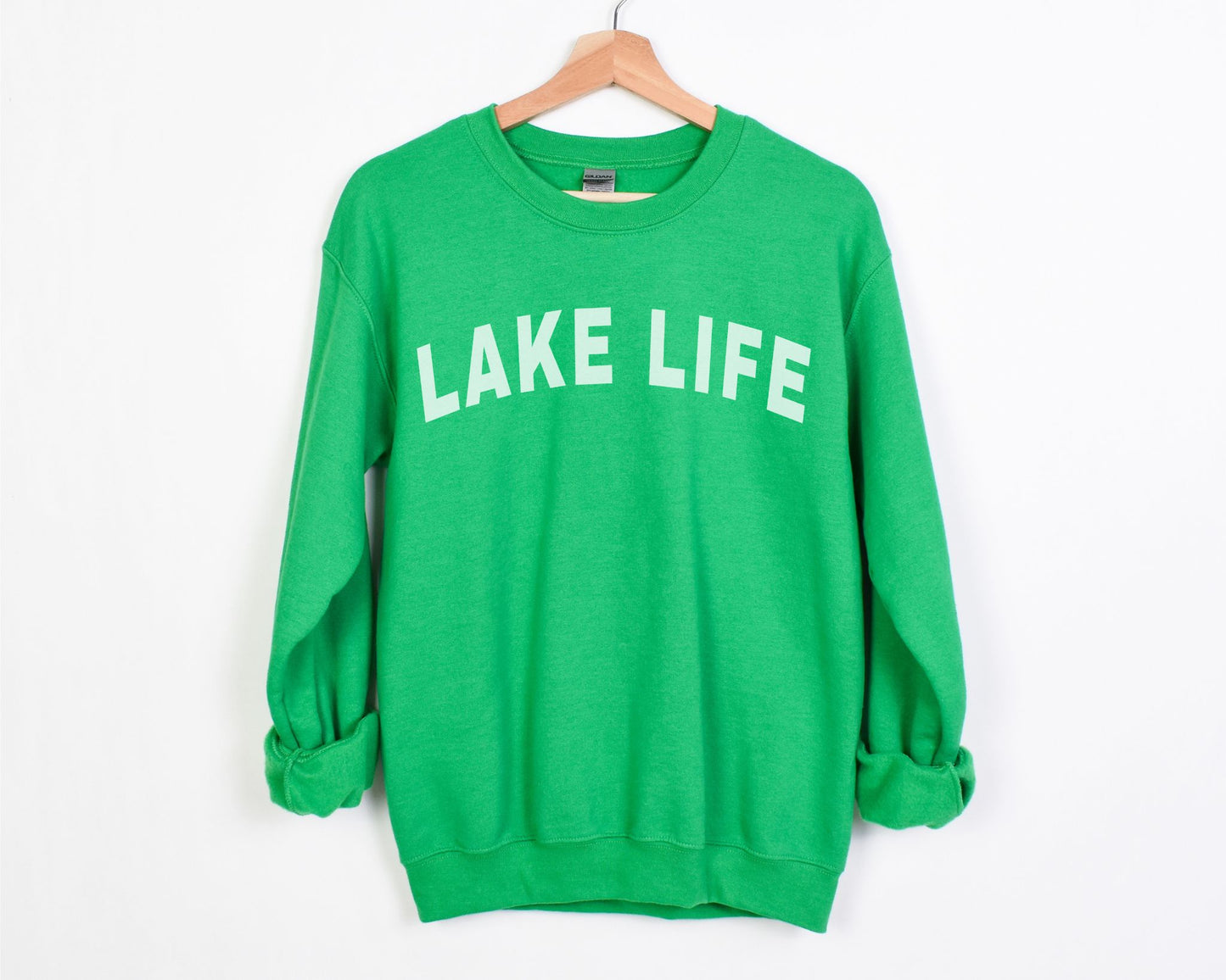 Lake Life Sweatshirt in Irish Green