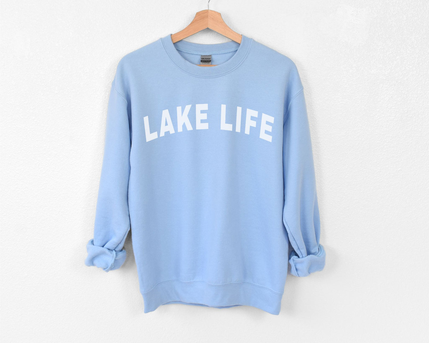 Lake Life Sweatshirt in Light Blue