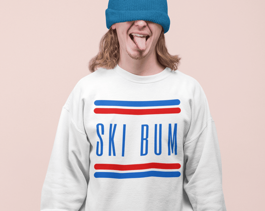 Retro Ski Bum Sweatshirt
