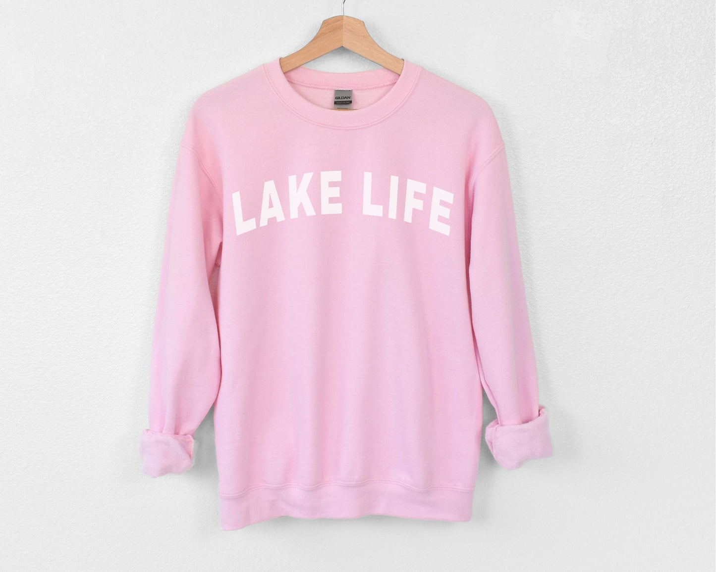 Lake Life Sweatshirt in Pink