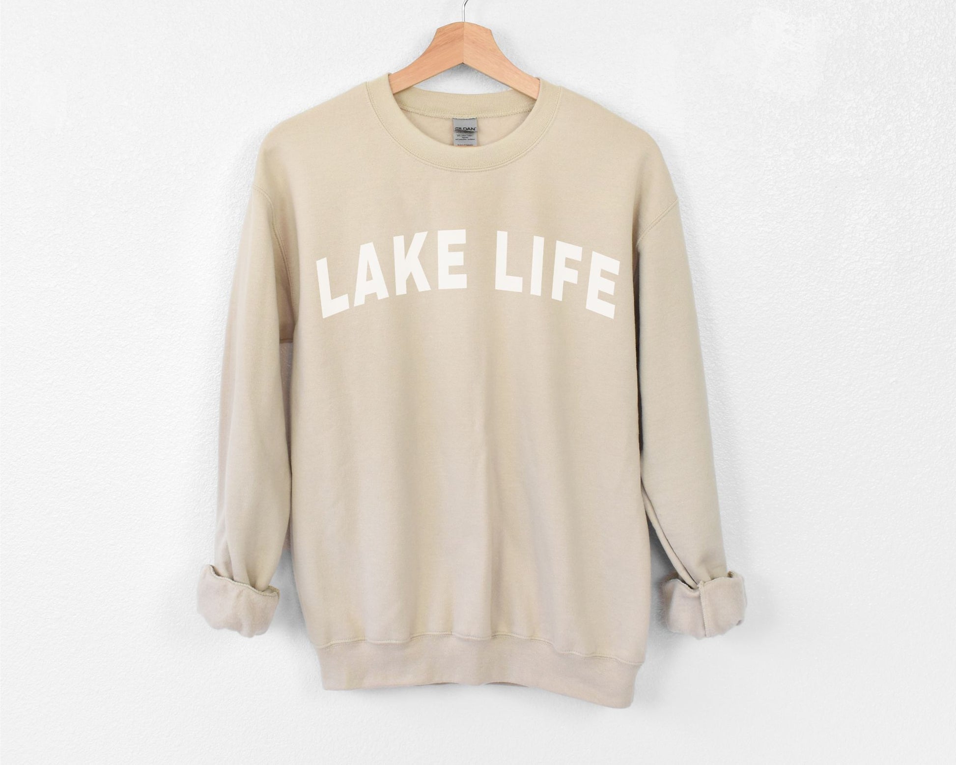 Lake Life Sweatshirt in Sand
